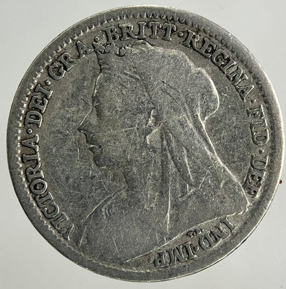 1895 Victoria Threepence Silver Coin | Collectable Grade