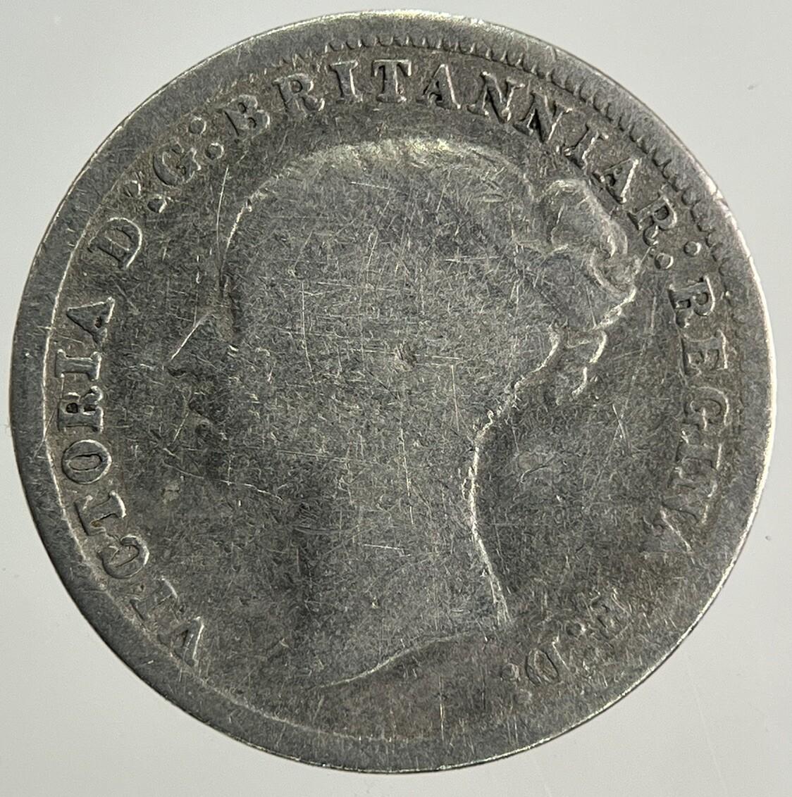 1876 Victoria Threepence Silver Coin | Collectable Grade