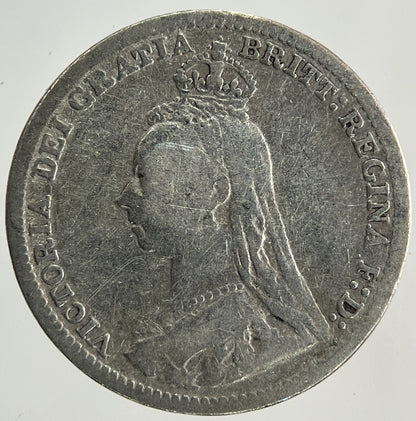 1892 Victoria Threepence Silver Coin | Collectable Grade