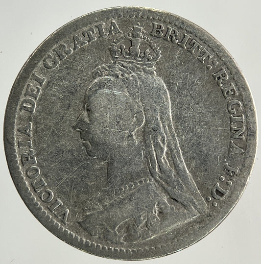 1892 Victoria Threepence Silver Coin | Collectable Grade