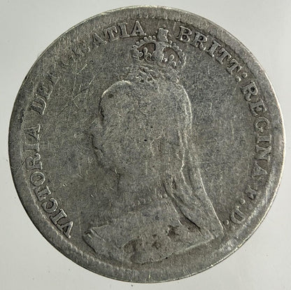 1892 Victoria Threepence Silver Coin | Collectable Grade