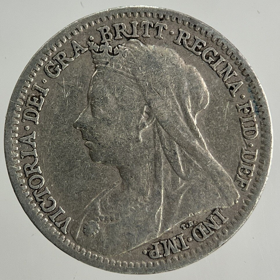 1901 Victoria Threepence Silver Coin | Collectable Grade