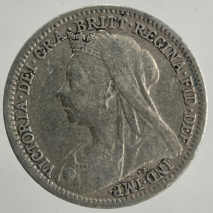 1901 Victoria Threepence Silver Coin | Collectable Grade