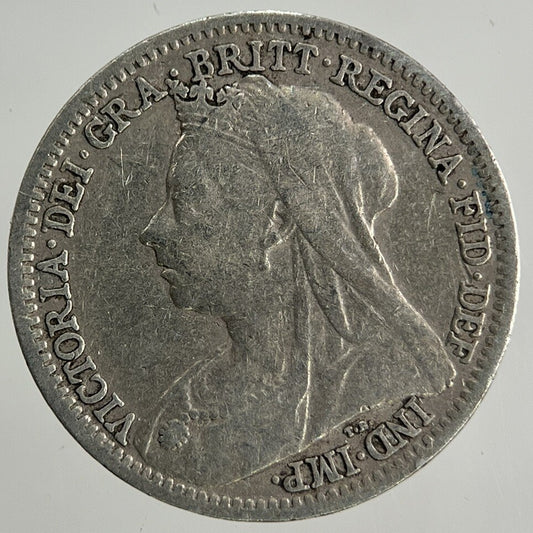 1901 Victoria Threepence Silver Coin | Collectable Grade