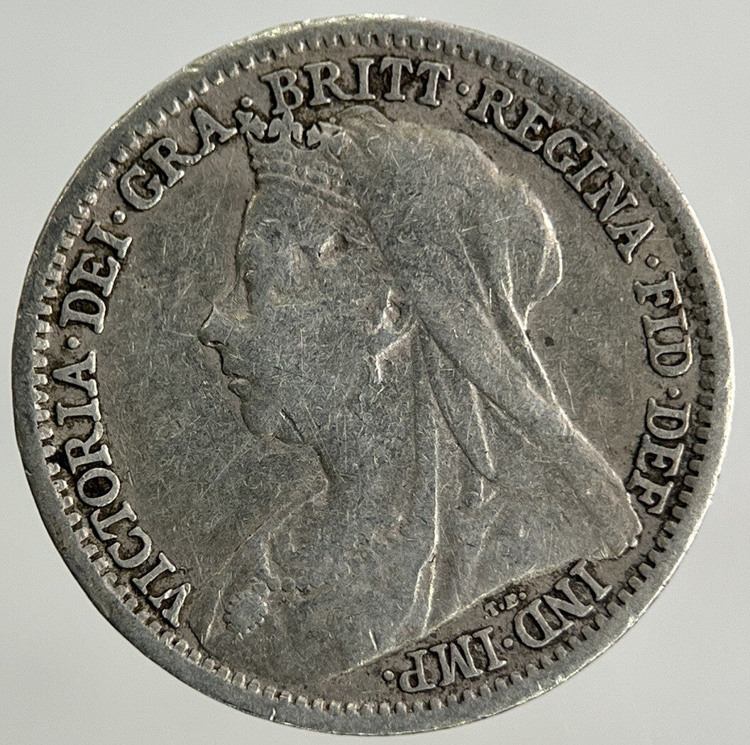 1898 Victoria Threepence Silver Coin | Collectable Grade