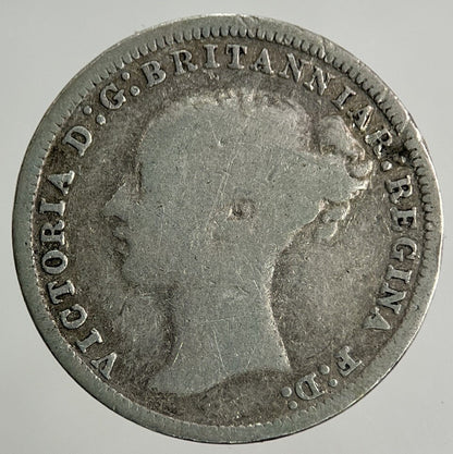 1875 Victoria Threepence Silver Coin | Collectable Grade