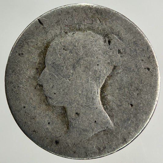1854 Victoria Groat Four-Pence Silver Coin | Fair Grade