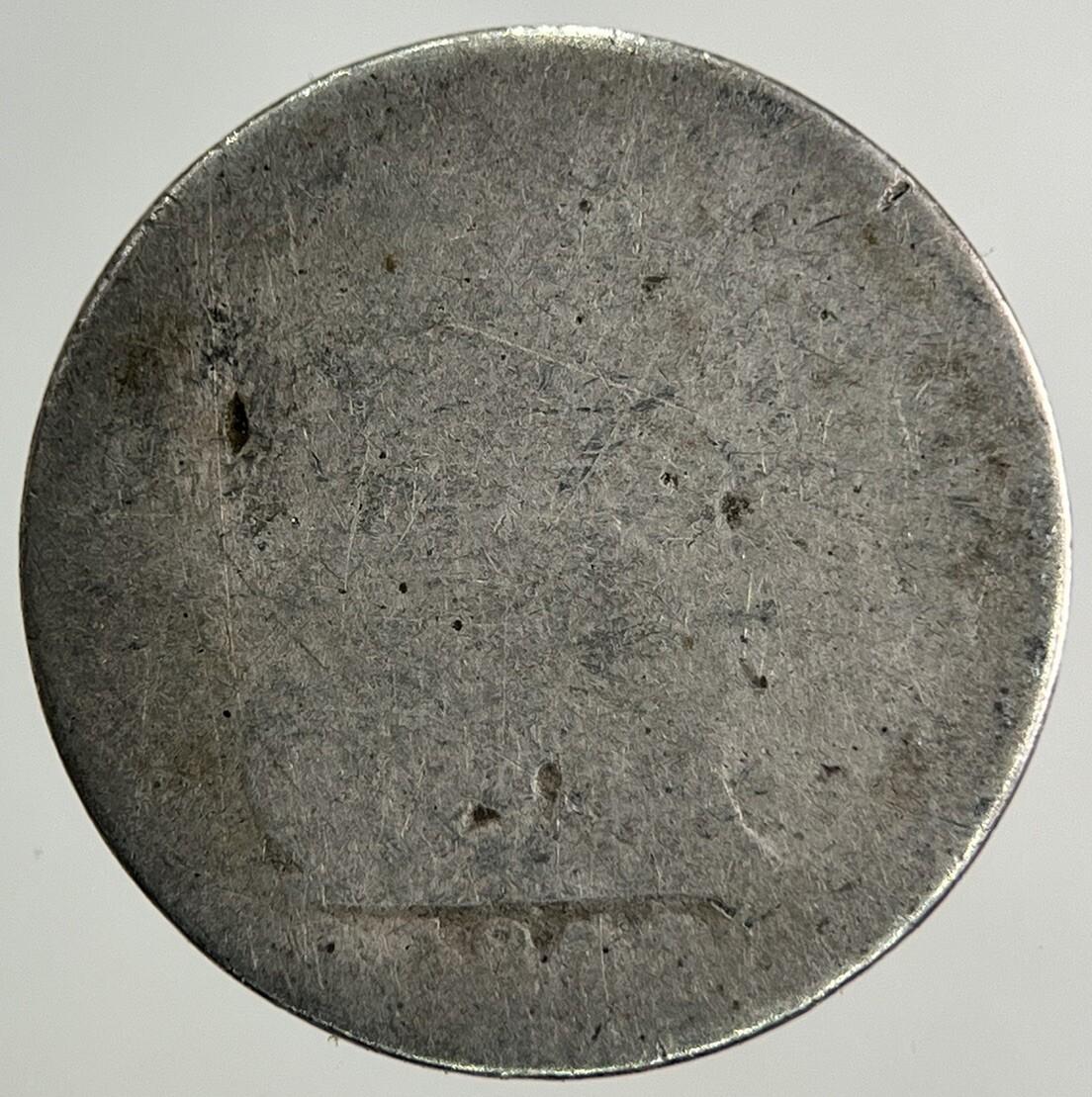 1854 Victoria Groat Four-Pence Silver Coin | Fair Grade