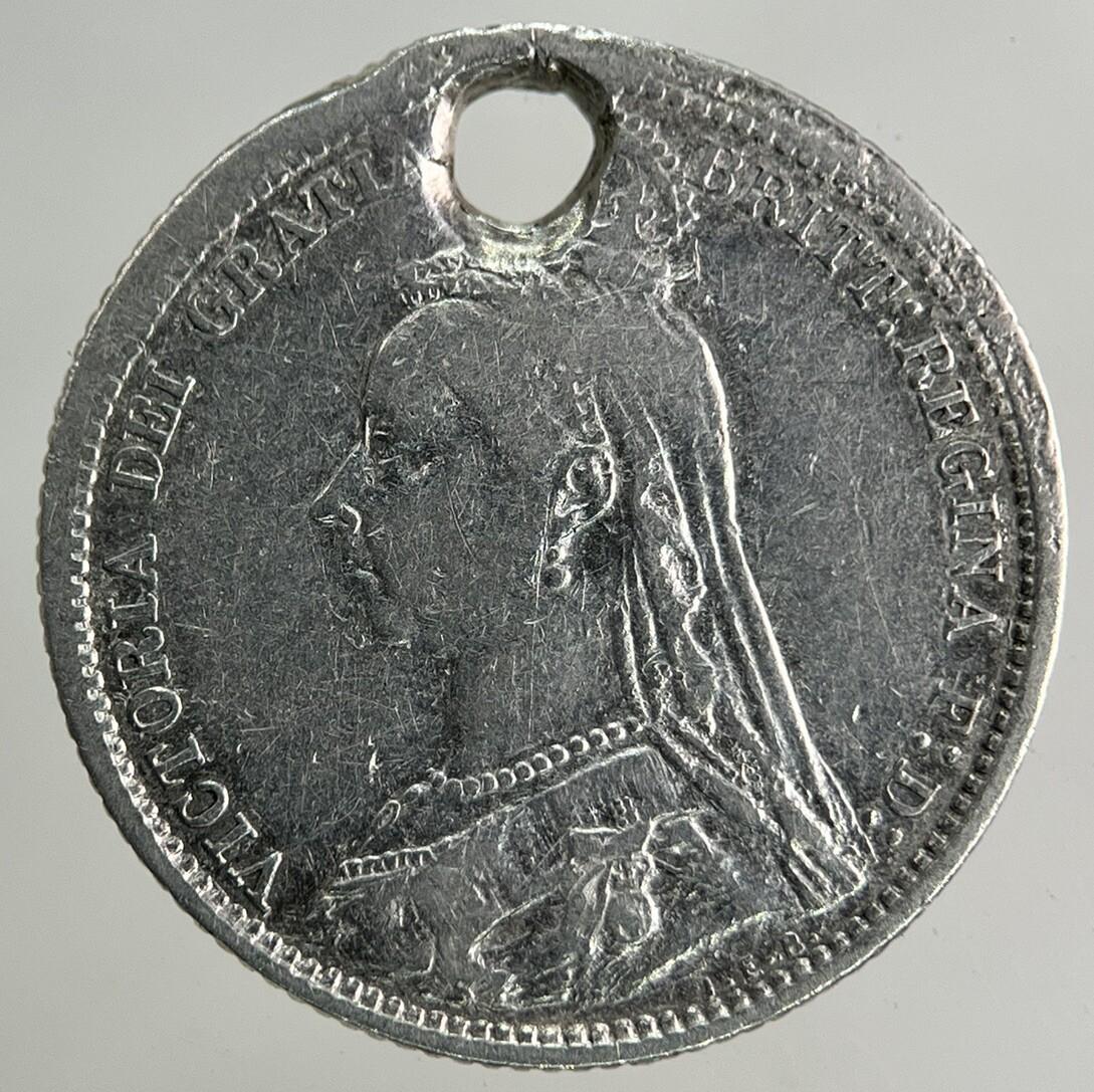 1888 Victoria Sixpence Silver Coin | Collectable Grade