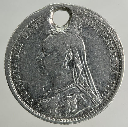 1888 Victoria Sixpence Silver Coin | Collectable Grade