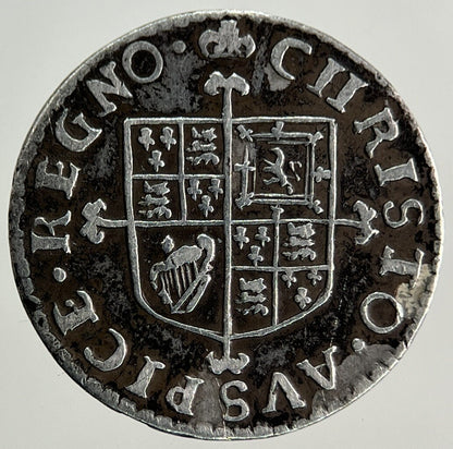 British Charles II 2nd Maundy Two-Pence Half-Groat Silver Coin | Very High Grade