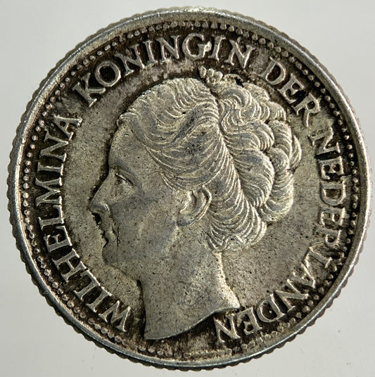 1944 Netherlands 25 Cents Silver Coin | Very High Grade