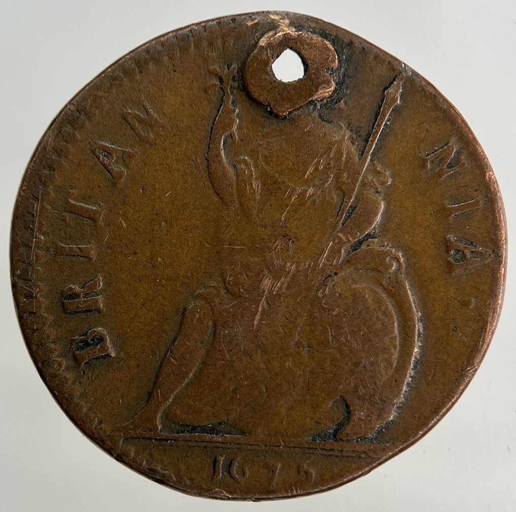 1675 Charles II 2nd Farthing Coin | Fine Collectable Grade