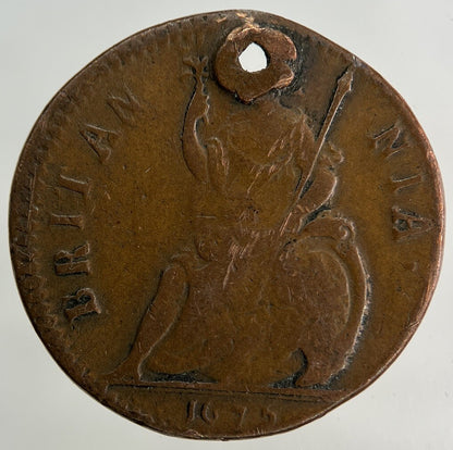 1675 Charles II 2nd Farthing Coin | Fine Collectable Grade