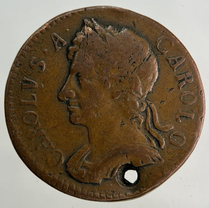 1675 Charles II 2nd Farthing Coin | Fine Collectable Grade