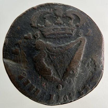 1652 Irish Half-Penny Coin | Collectable Grade