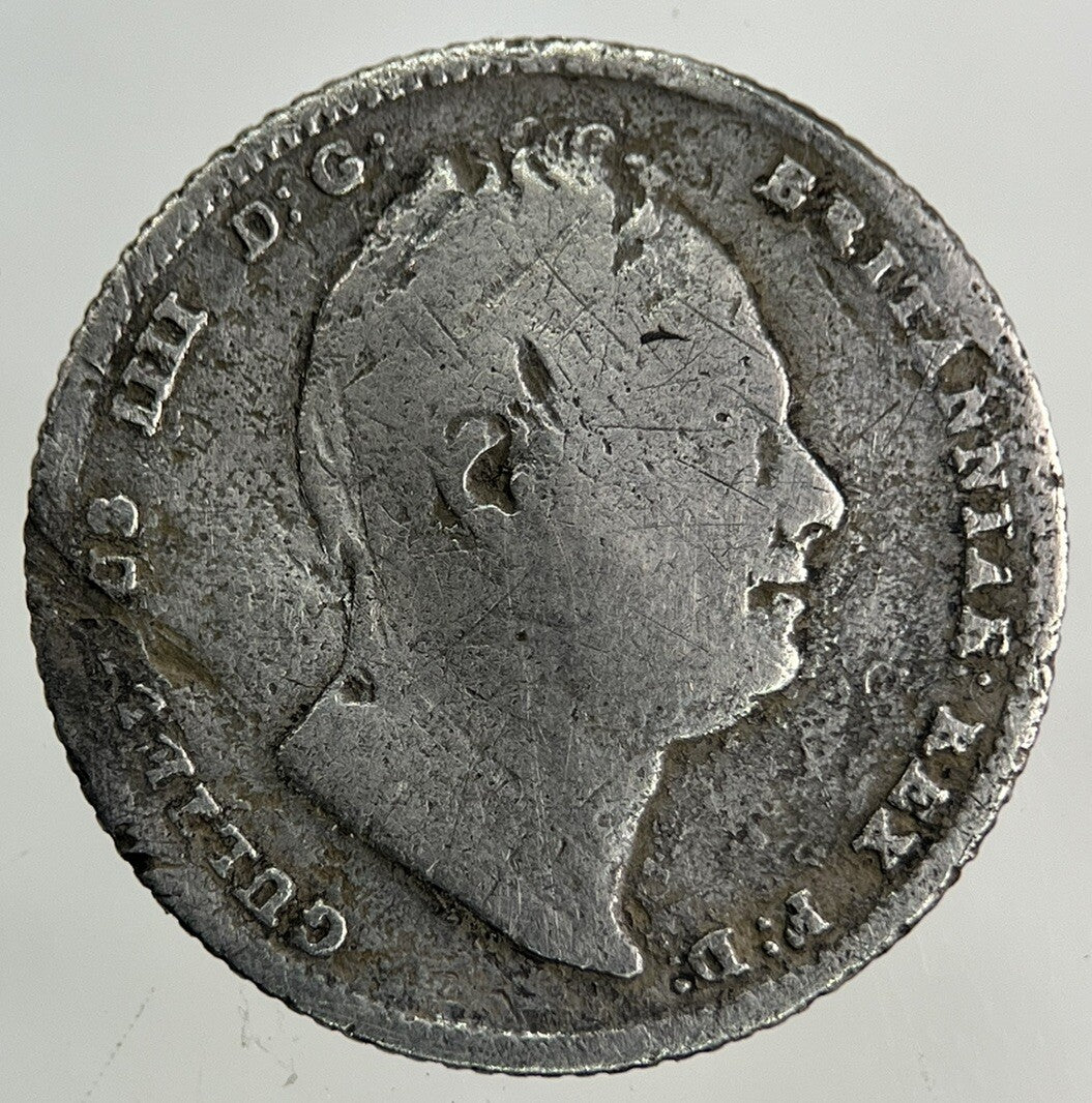 1835 William IV Sixpence Silver Coin | Collectable Grade