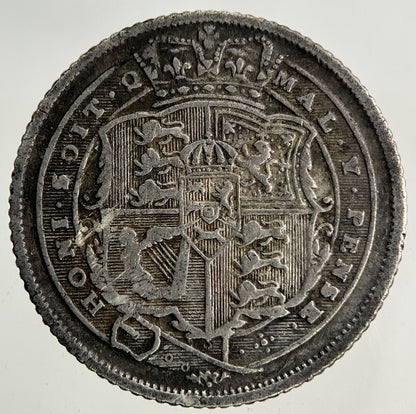 1816 George III 3rd Sixpence Silver Coin | Fine Collectable Grade