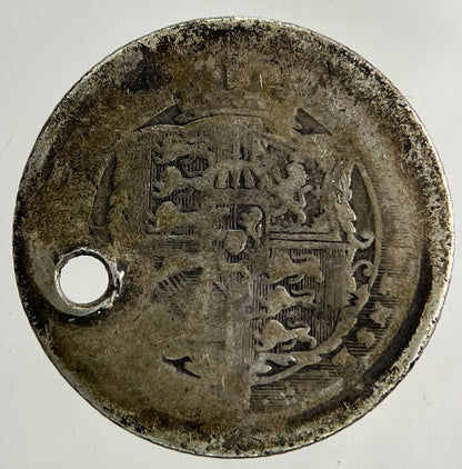 1817 George III 3rd Sixpence Silver Coin | Fair Grade