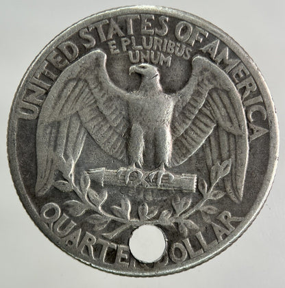 1942 US USA Quarter Dollar Silver Coin | Fine Collectable Grade