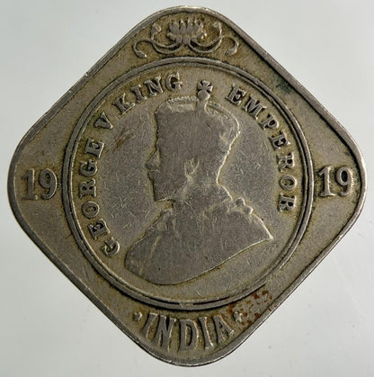 1919 India 2 Annas Coin | Collectable Grade