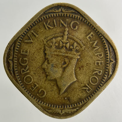 1942 India 2 Annas Coin | Fine Collectable Grade