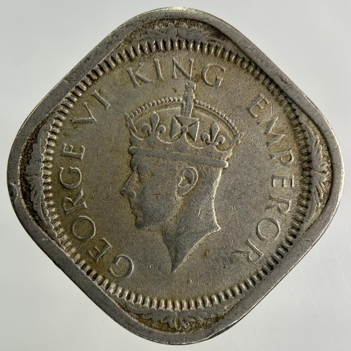 1941 India 2 Annas Coin | Fine Collectable Grade