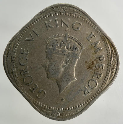 1946 India 2 Annas Coin | Fine Collectable Grade