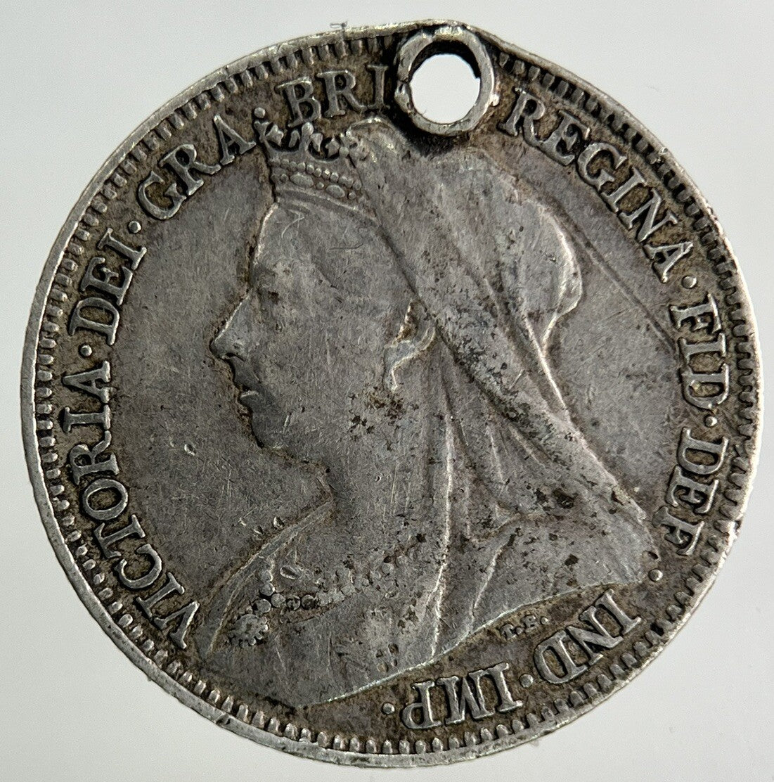 1896 Victoria Sixpence Silver Coin | Fine Collectable Grade
