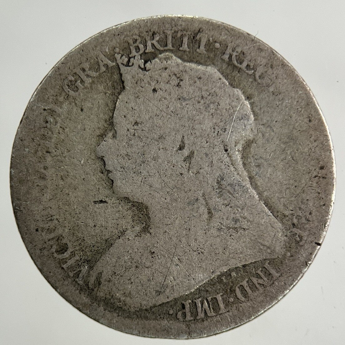 1899 Victoria Sixpence Silver Coin | Fair Grade