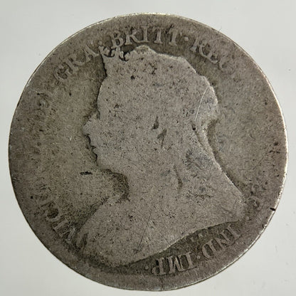 1899 Victoria Sixpence Silver Coin | Fair Grade