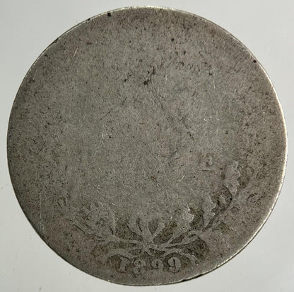 1899 Victoria Sixpence Silver Coin | Fair Grade