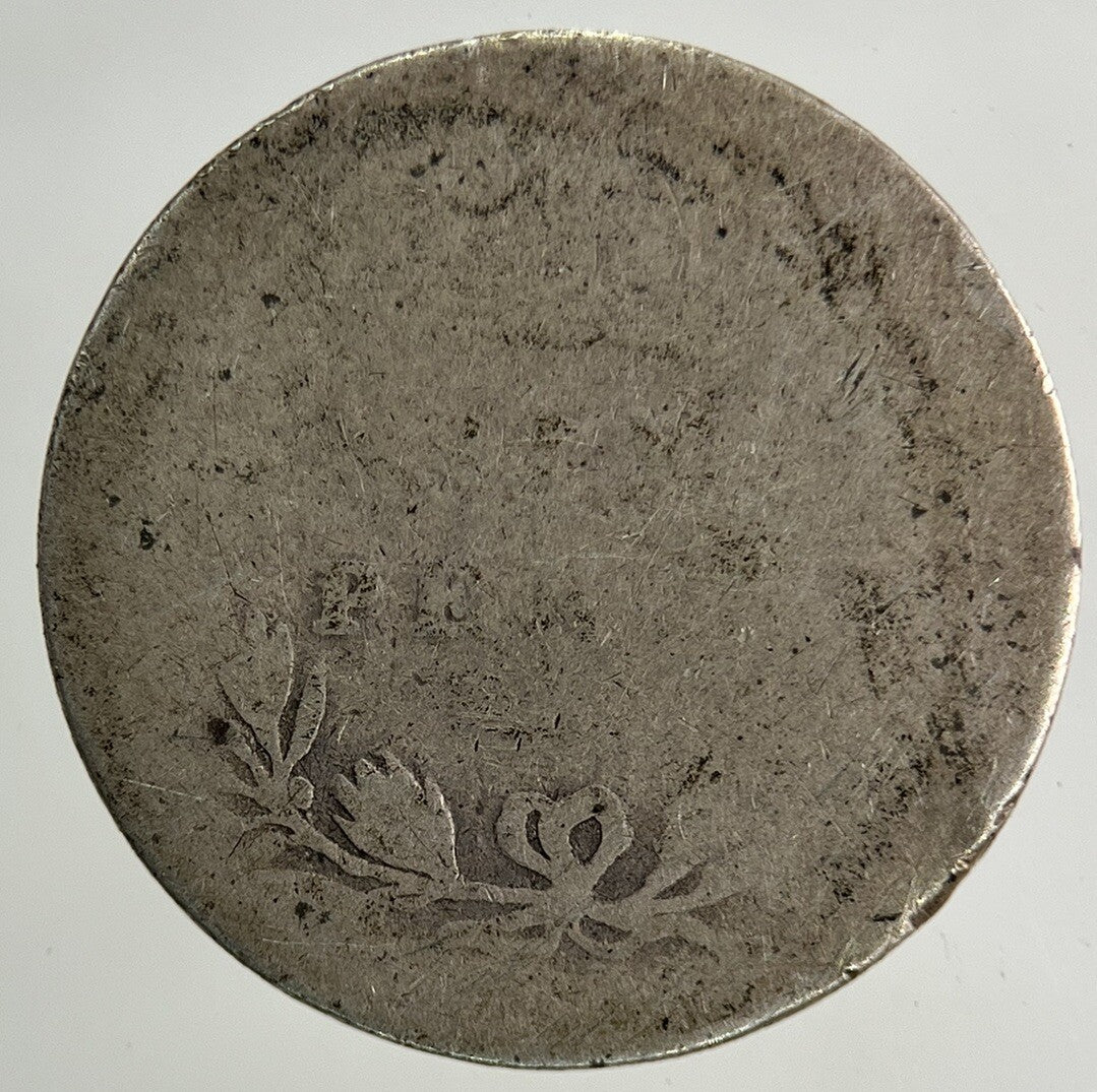 British Victoria Sixpence Silver Coin | Worn Grade