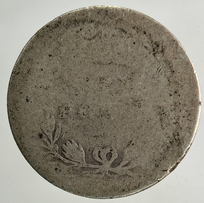 British Victoria Sixpence Silver Coin | Worn Grade