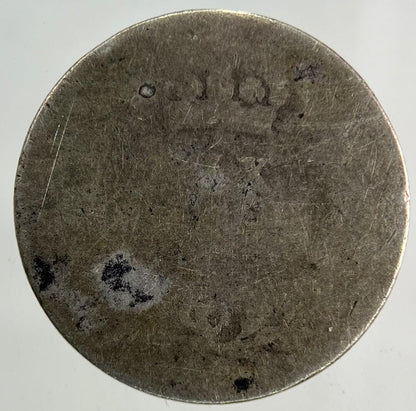 British Victoria Sixpence Silver Coin | Worn Grade