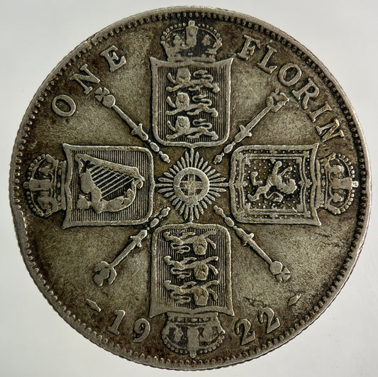 1922 George V Florin Silver Coin | Fine Collectable Grade