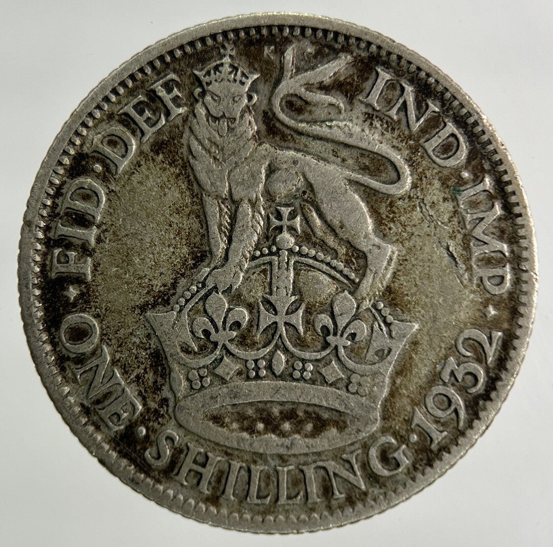 1932 George V Shilling Silver Coin | Collectable Grade