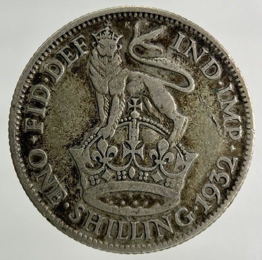1932 George V Shilling Silver Coin | Collectable Grade