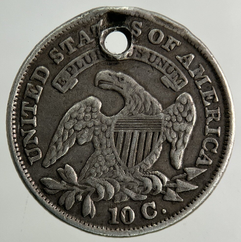 1835 US USA Capped Bust Dime Silver Coin | Fine Collectable Grade