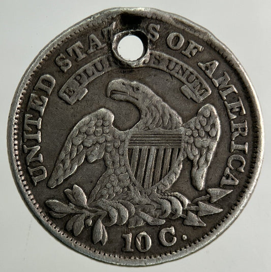 1835 US USA Capped Bust Dime Silver Coin | Fine Collectable Grade