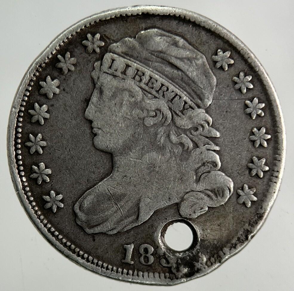 1835 US USA Capped Bust Dime Silver Coin | Fine Collectable Grade