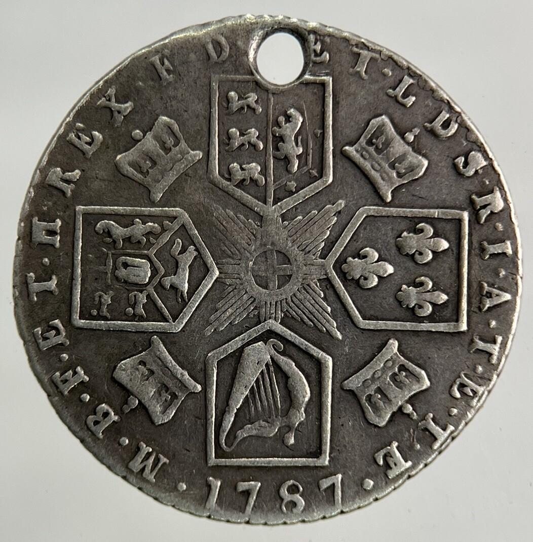 1787 George III 3rd Sixpence Silver Coin | Fine Collectable Grade