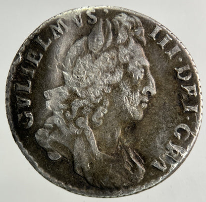 1697 William III 3rd Sixpence Silver Coin | Fine Collectable Grade