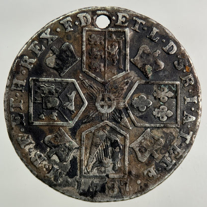 1787 George III 3rd Shilling Silver Coin | Fine Collectable Grade