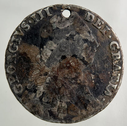 1787 George III 3rd Shilling Silver Coin | Fine Collectable Grade