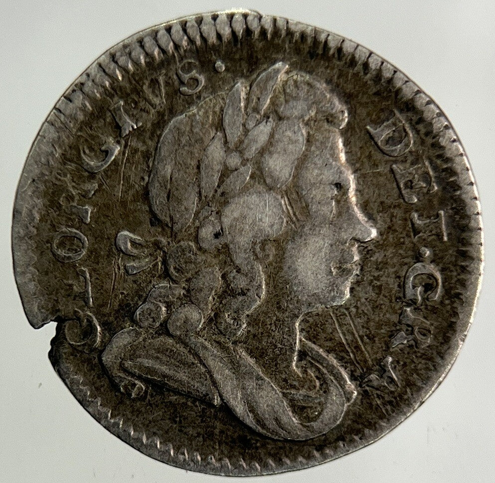 1717 George I 1st Maundy Two-Pence Silver Coin | Fine Collectable Grade