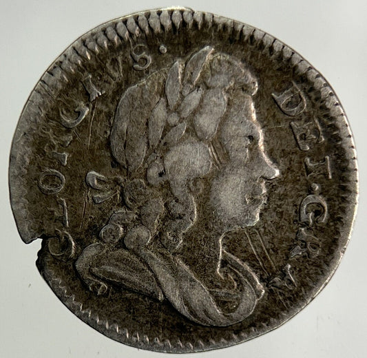 1717 George I 1st Maundy Two-Pence Silver Coin | Fine Collectable Grade