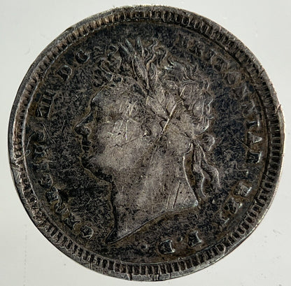 1828 George IV Maundy Two-Pence Silver Coin | Fine Collectable Grade