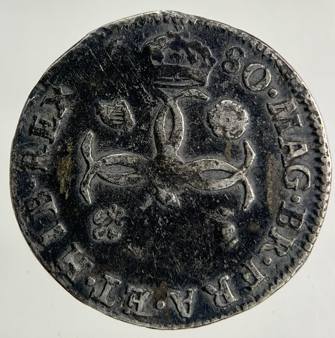 1680 Charles II 2nd Maundy Four-Pence Silver Coin | Fine Collectable Grade