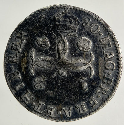 1680 Charles II 2nd Maundy Four-Pence Silver Coin | Fine Collectable Grade